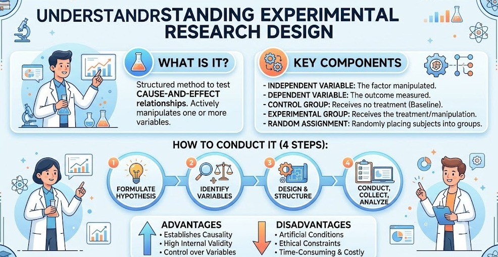Experimental Research Design Image.
