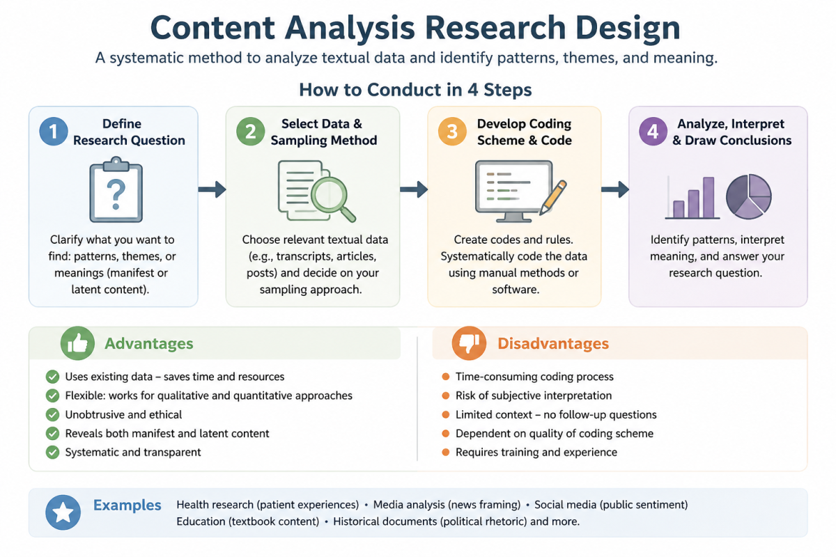 Content Analysis Research Design Image.