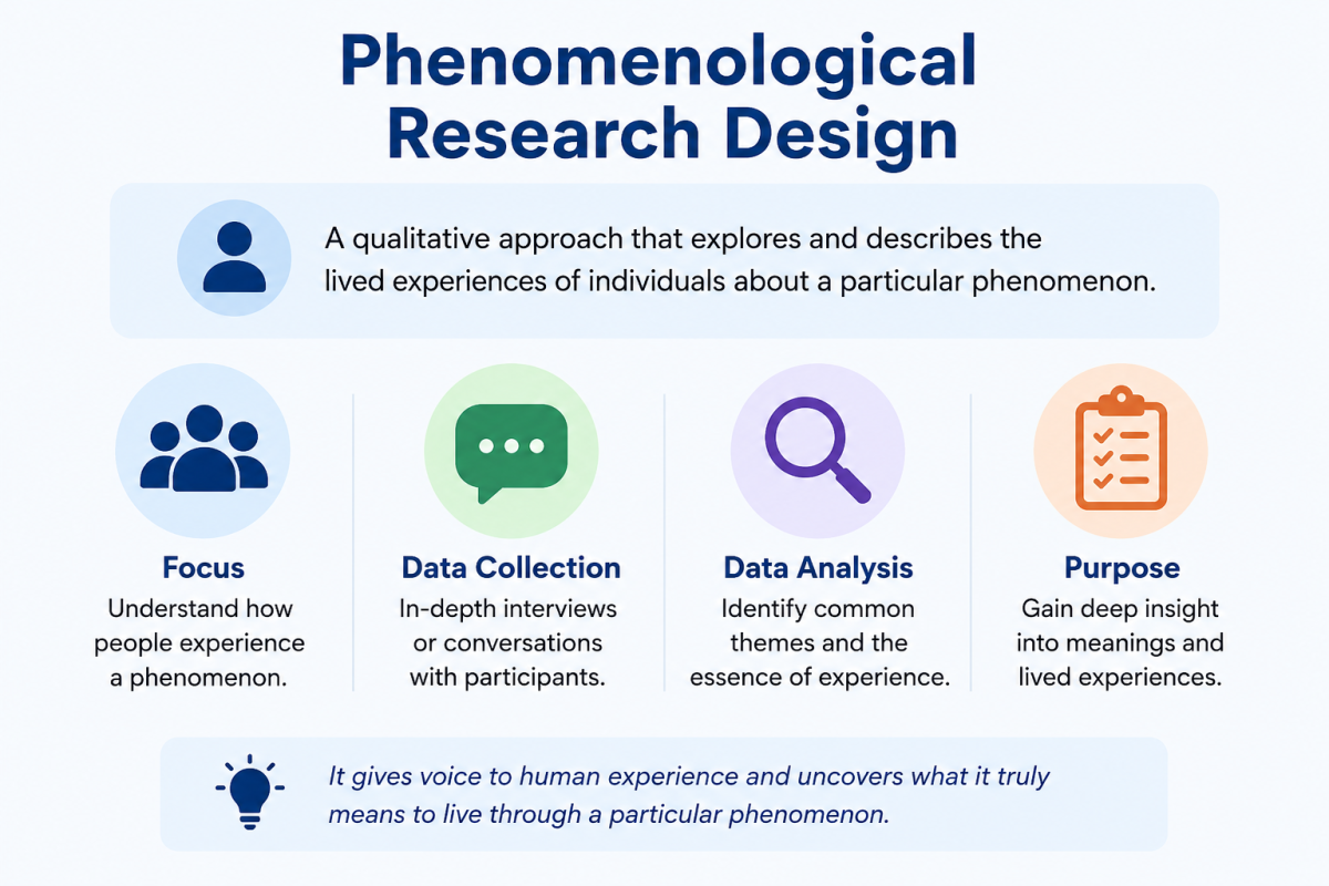 Phenomenological Research Design Image.